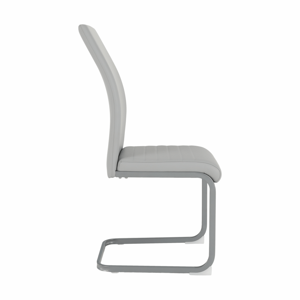 Scaun dining, gri deschis / gri, NOBATA - imagine 10