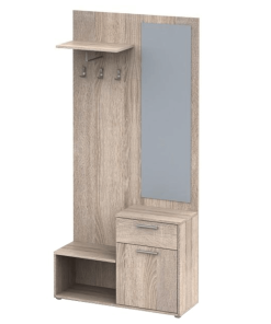 Ansamblu pentru hol, stejar sonoma, NOKO-SINGA 03