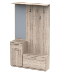 Ansamblu pentru hol, stejar sonoma, NOKO-SINGA 04