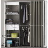 Organizator de garderobă, alb, MIKADO - Thumbnail Image 2