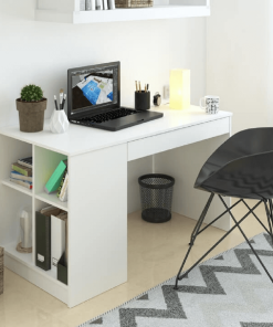 Birou PC, alb, VENDI