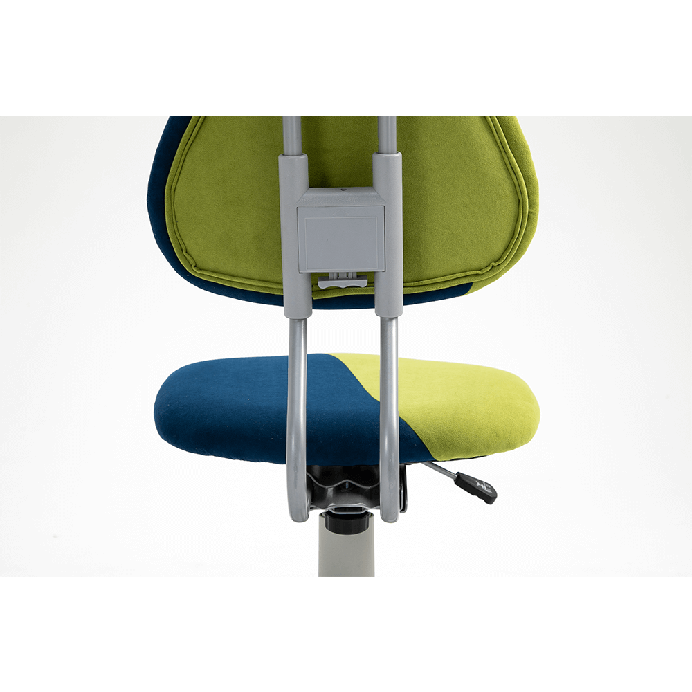 Scaun rotativ reglabil, verde/albastru/gri, RAIDON - imagine 12