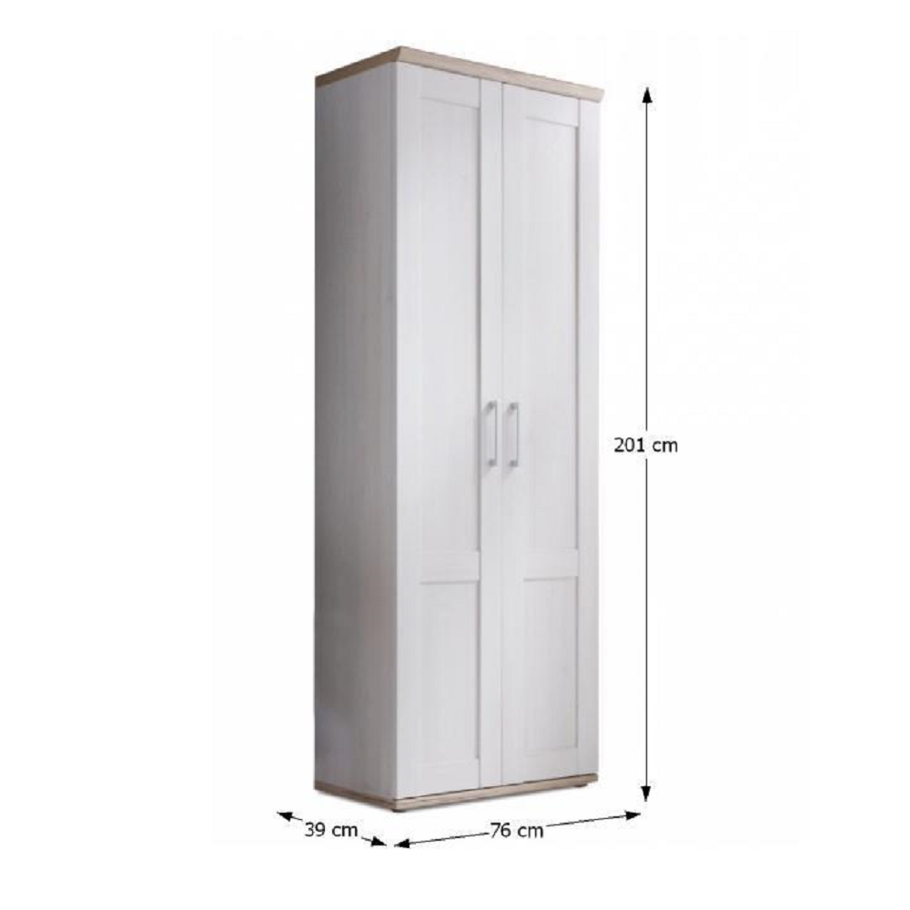 Dulap, alb/san remo, PROVENSAL - imagine 2