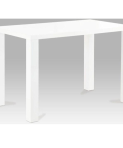 Masă dining, alb lucios HG, ASPER TYPUL NEW 3