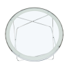 Măsuţă de cafea, crom/sticlă transparentă, LEONEL - Thumbnail Image 4