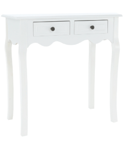 Măsuţă de toaletă/toaletă, alb, WAGNER 2