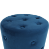 Taburet, catifea Velvet albastru regal/vopsea aurie, LEONID - Thumbnail Image 11