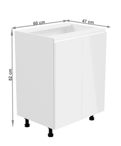 Corp inferior 600 cu 2 uși, AURORA D602F
