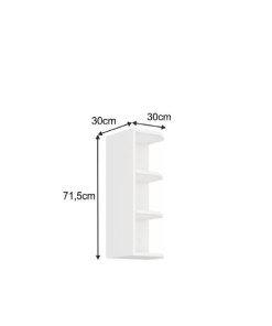 Corp suspendat colț 300, SPLIT 30 G ZAK-72