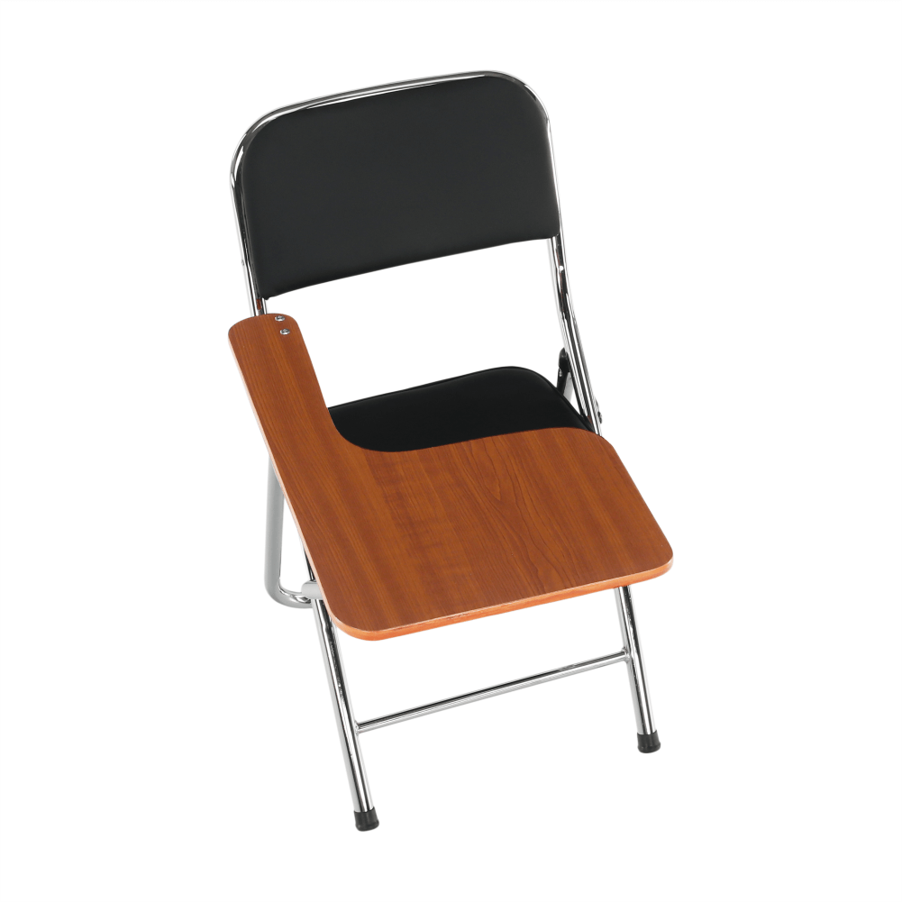 Scaun conferință cu măsuță TEKER negru/natural