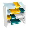 Organizator / raft pentru jucării, alb / multicolor, MADY - Thumbnail Image 2