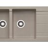 Chiuveta granit ALAZIA 116x50 2B 1D Beige Chiuveta granit ALAZIA 116x50 2B 1D Beige