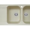 Chiuveta soft compozit Pyramis Level DUROTHEK 2B1D DR