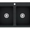 Chiuveta bucatarie SPARTA 78x50 2B Black