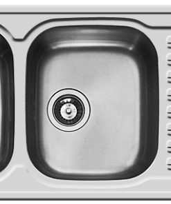 Chiuveta Inox AMALTIA 116x50 2B 1D SM