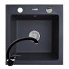 Set chiuveta granit ALYA 1B & baterie OSSIA - Black Set chiuveta granit ALYA 1B & baterie OSSIA - Black