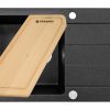 Set chiuveta granit SPARTA PLUS & Tocator - Black Set chiuveta granit SPARTA PLUS & Tocator - Black