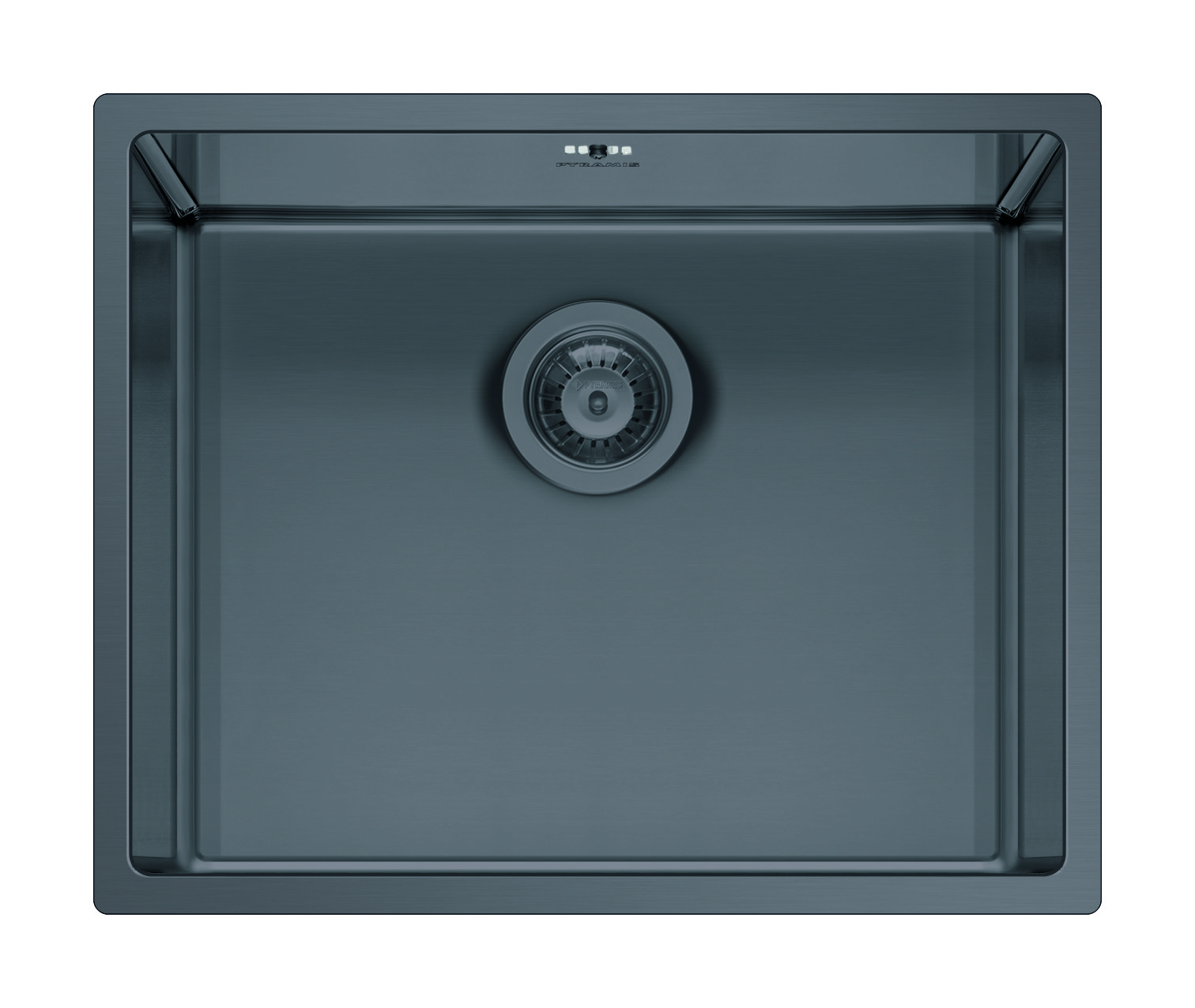 Chiuveta inox ASTRIS COLORA 50x40 1B Gun metal