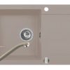 Set chiuveta Pyramis MIDO 79x50 1B1D & baterie ASALIA - Beige Set chiuveta Pyramis MIDO 79x50 1B1D & baterie ASALIA - Beige