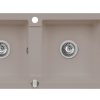 Set chiuveta Pyramis MIDO 116x50 2B1D & baterie BELLO - Beige