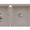 Set chiuveta Pyramis MIDO 116x50 2B1D & baterie FIDO - Beige Set chiuveta Pyramis MIDO 116x50 2B1D & baterie FIDO - Beige
