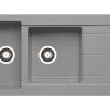 Chiuveta Granit Alazia 116x50 1 3/4B 1D Industrial Grey