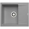 Chiuveta Granit ALAZIA 1B 1D 59x50 Industrial Grey Chiuveta Granit ALAZIA 1B 1D 59x50 Industrial Grey