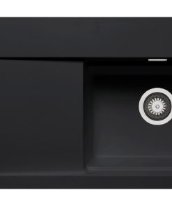 Chiuveta granit TEKTON 100x51 1B 1D DR Black