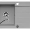 Set chiuveta granit SPARTA 1B 1D & baterie ASALIA - Industrial Grey
