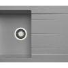 Chiuveta Granit ALAZIA 1B 1D 79x50 Industrial Grey