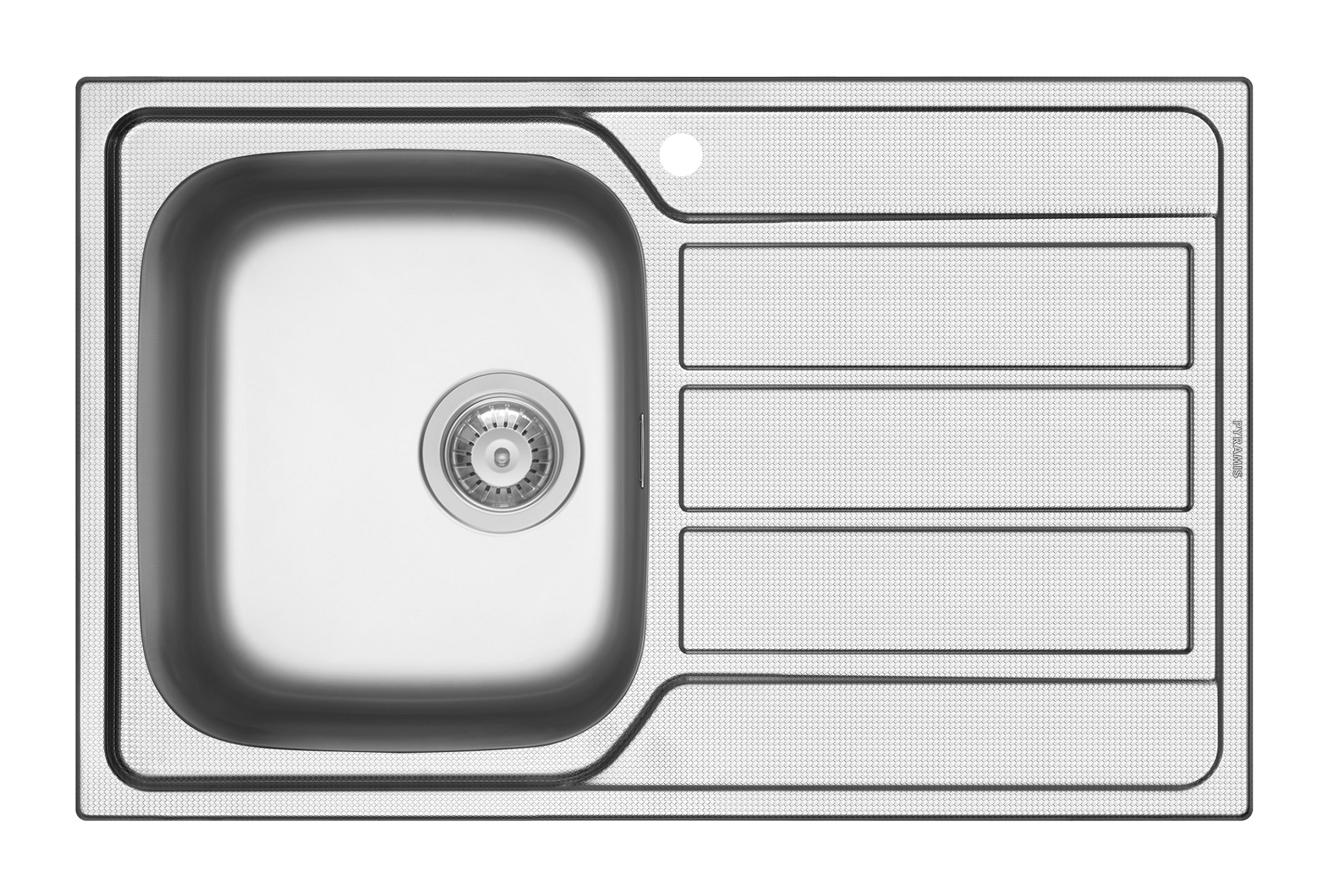 Chiuveta inox ATHENA DIAMOND 79x50 1B1D ST