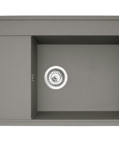 Chiuveta granit Pyramis CAMEA 79x50 1B 1D DR Industrial grey