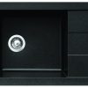 Chiuveta granit Pyramis ARES - Negru 780mm*510mm
