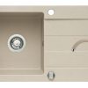 Set chiuveta granit MAIDSINKS Pyramis Senar & baterie Bello - Beige