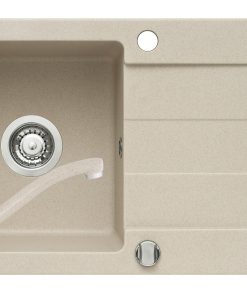 Set chiuveta granit MAIDSINKS Pyramis Senar & baterie MINUET - Beige