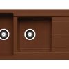 Chiuveta Granit Alazia 116x50 1 3/4B 1D Chocolate