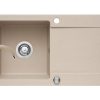 Set chiuveta granit LOTUS & baterie Bello - Beige