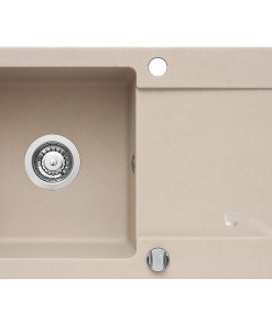 Set chiuveta granit LOTUS & baterie - Beige