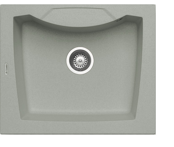 Chiuveta Granit Caldera 61x51 1B Metal Aluminium