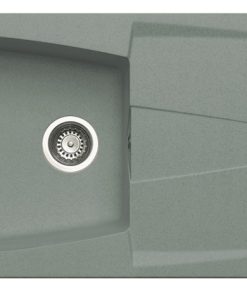 Chiuveta Granit Caldera 100x51 1B1D Metal Titanium