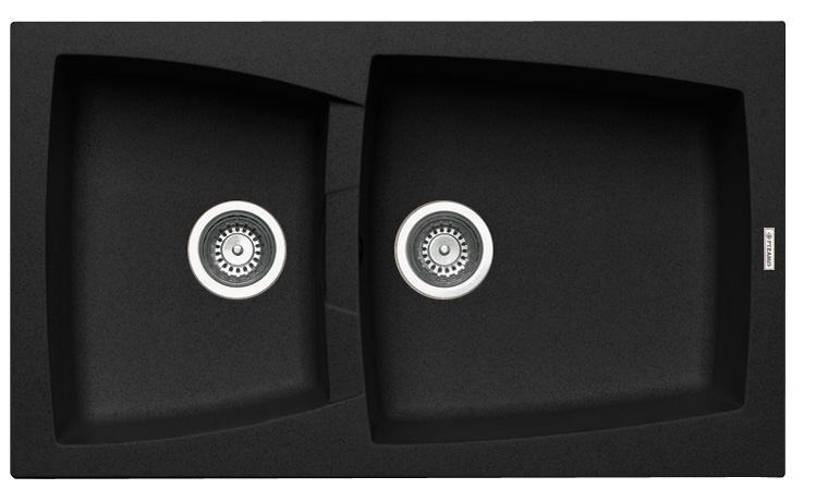 Chiuveta Granit Caldera 100x51 1 3/4B Metal Grafit