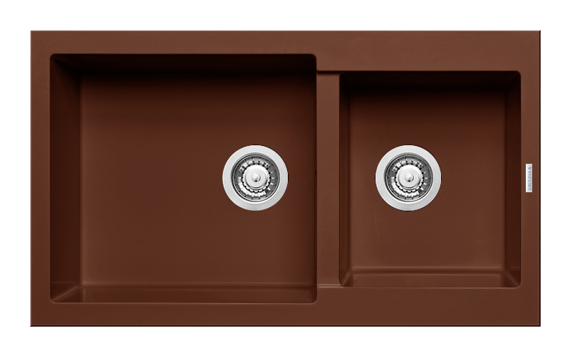 Chiuveta Granit ALAZIA 86x50 1 3/4B Chocolate