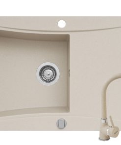Set Pyramis chiuveta SOFTLINE 1B 1D si baterie Bello Beige