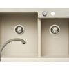 Set chiuveta granit DIPLOS & baterie OSSIA - Bej