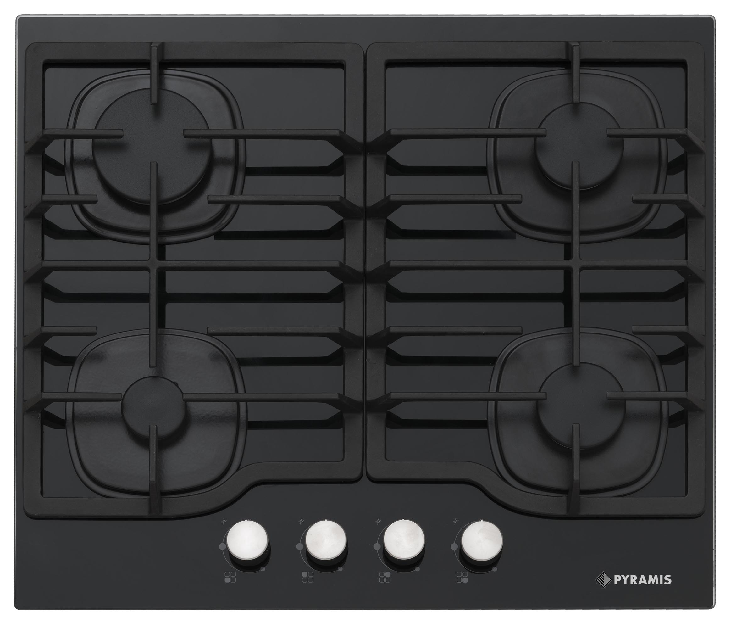 Plita gaz 5404B01 Sticla neagra & Fonta
