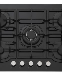 Plita gaz 5405B01 Sticla neagra & Fonta