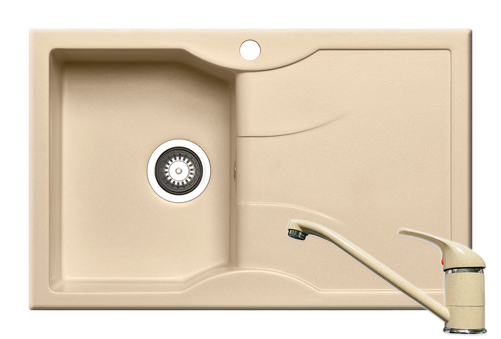 Set Chiuveta Compozit Pyramis AEOLIA 1B1D ST