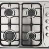 Plita gaz 60CF 479 Inox si Gratare Fonta