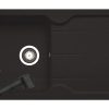 Set chiuveta granit PORTOS & baterie FIDO - Black