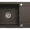 Chiuveta bucatarie MIDO PLUS 78x46 1B1D Black
